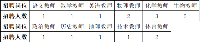 南京市中華中學2022年公開招聘編制外教師公告